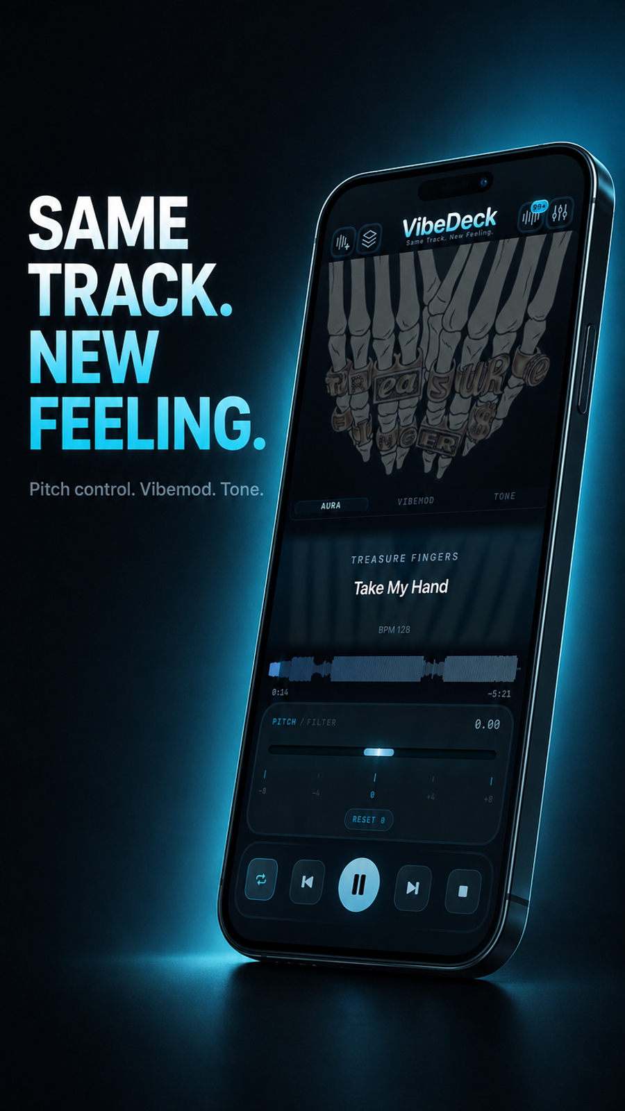 VibeDeck — Same Track. New Feeling. on iPhone